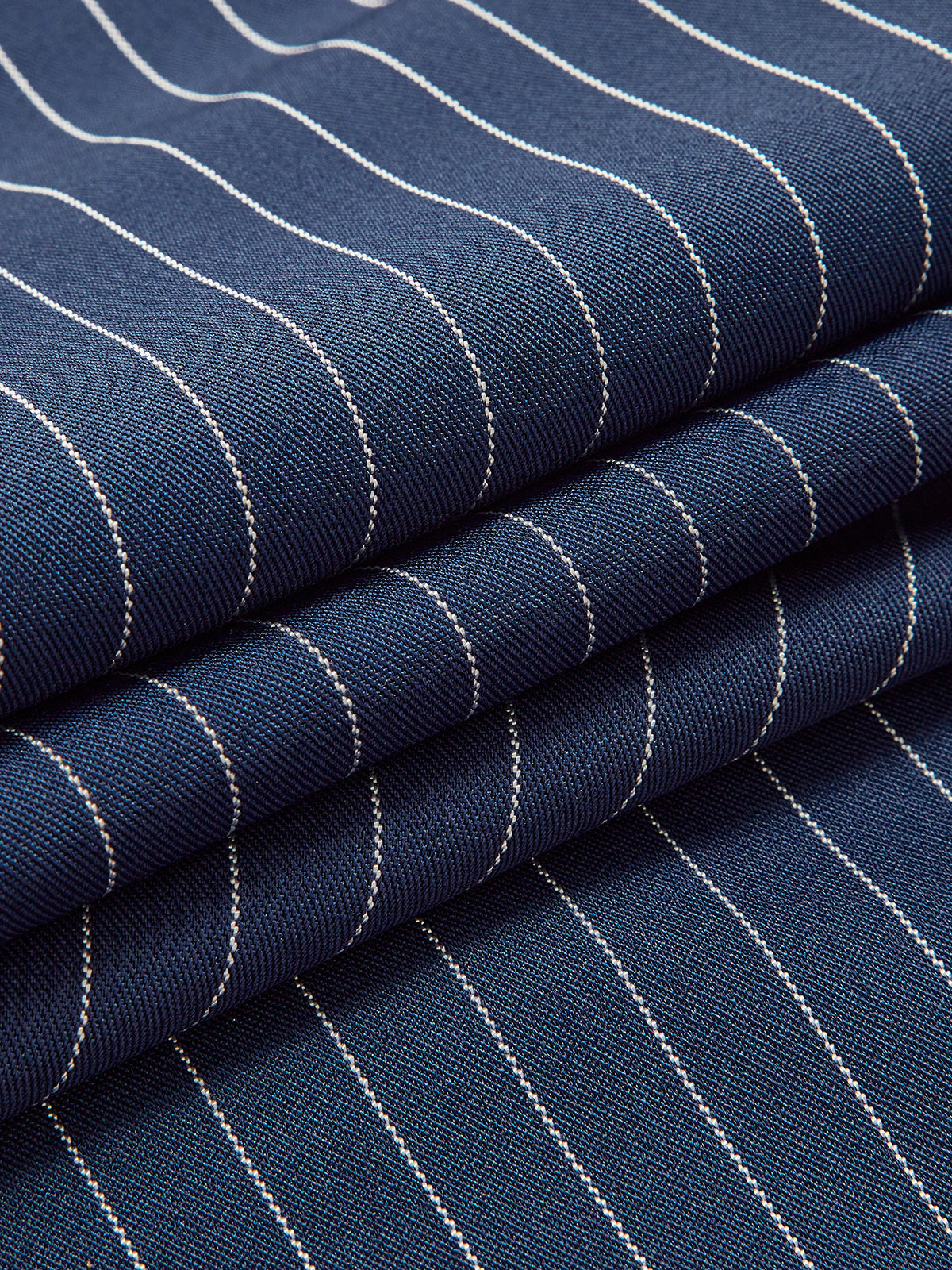 Pinstripe Wide Leg Trousers