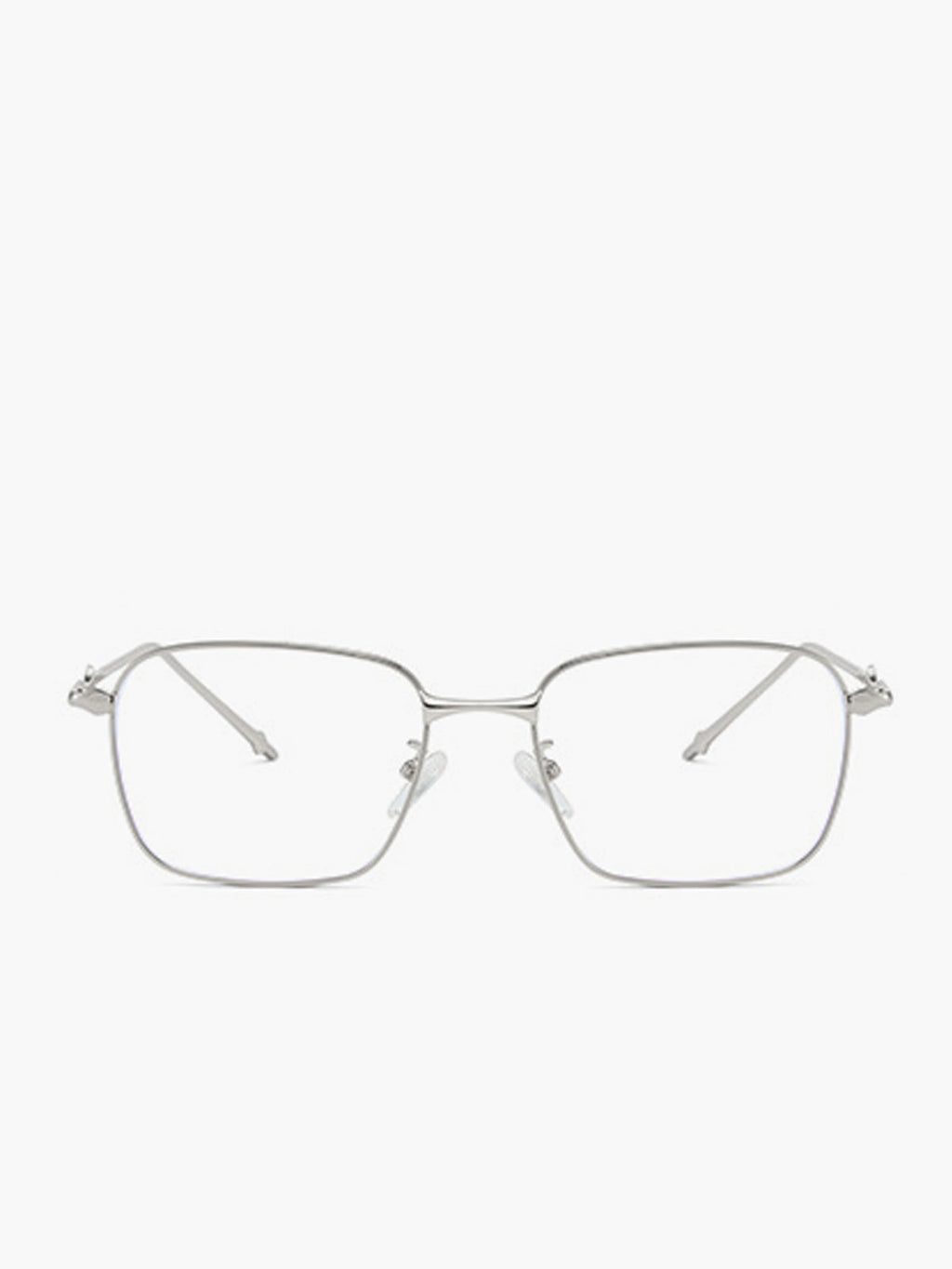 Silver Rectangular Eyeglasses