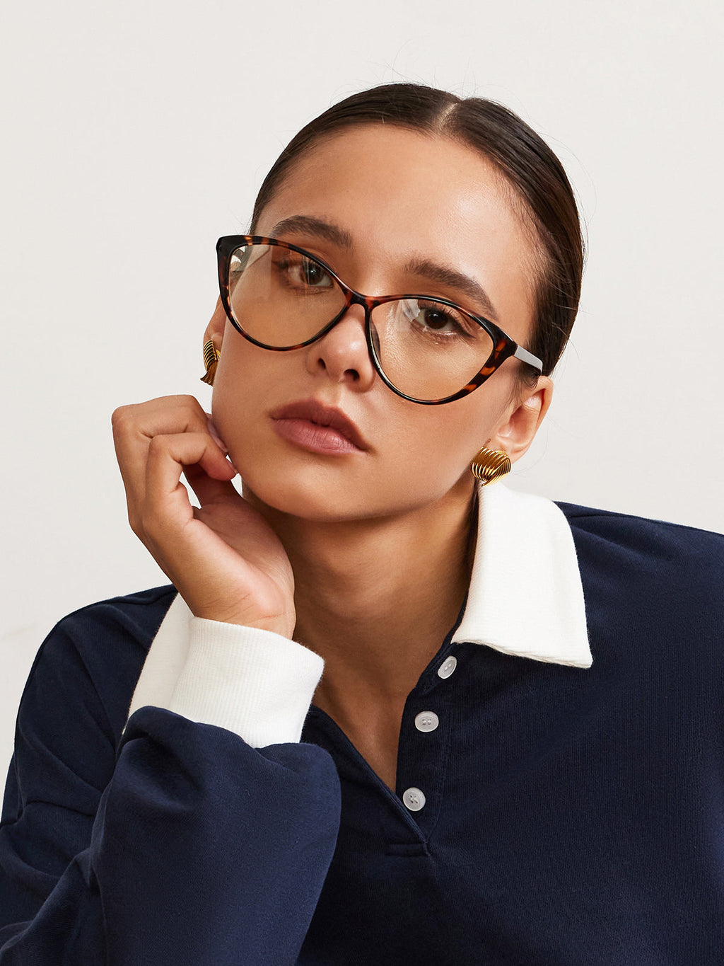 Leopard Cat-Eye Sunglasses