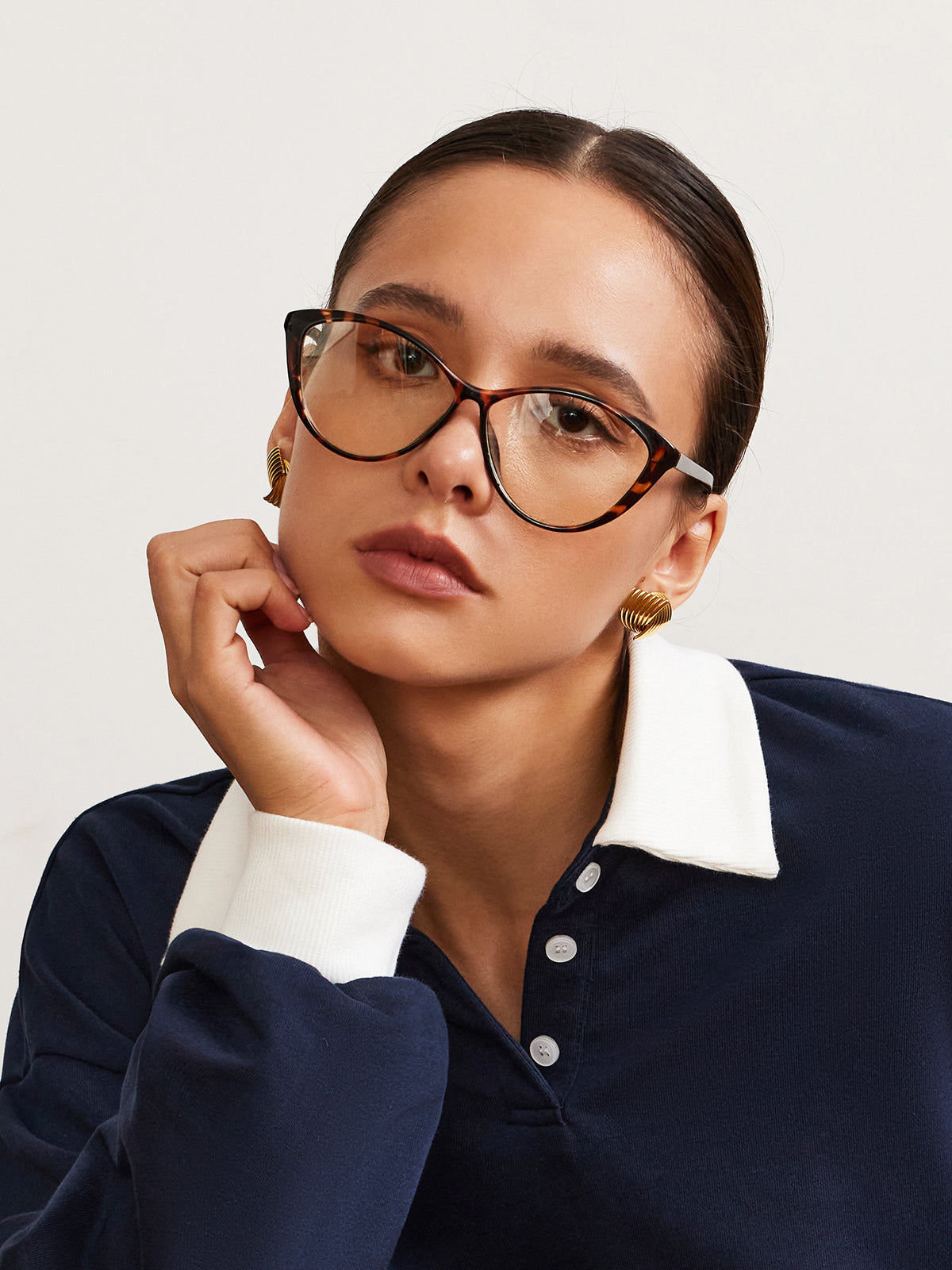 Leopard Cat-Eye Sunglasses
