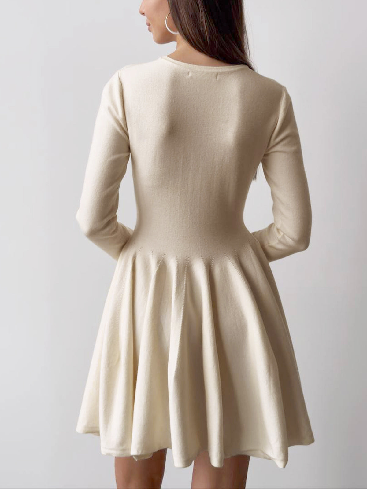 Knit Skater Mini Dress