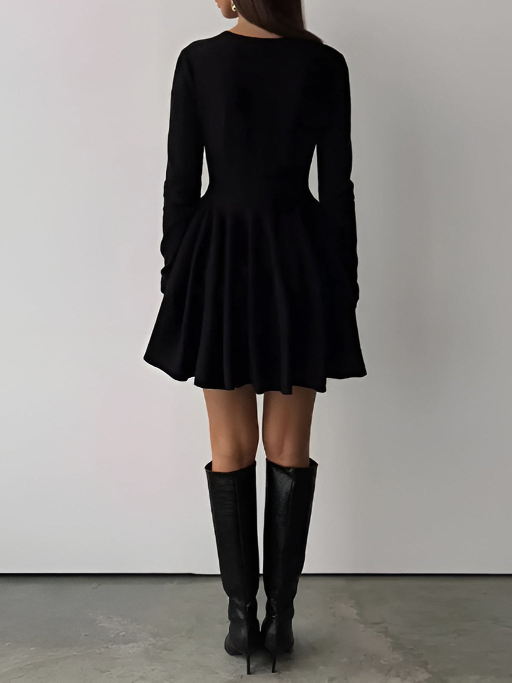 Knit Skater Mini Dress