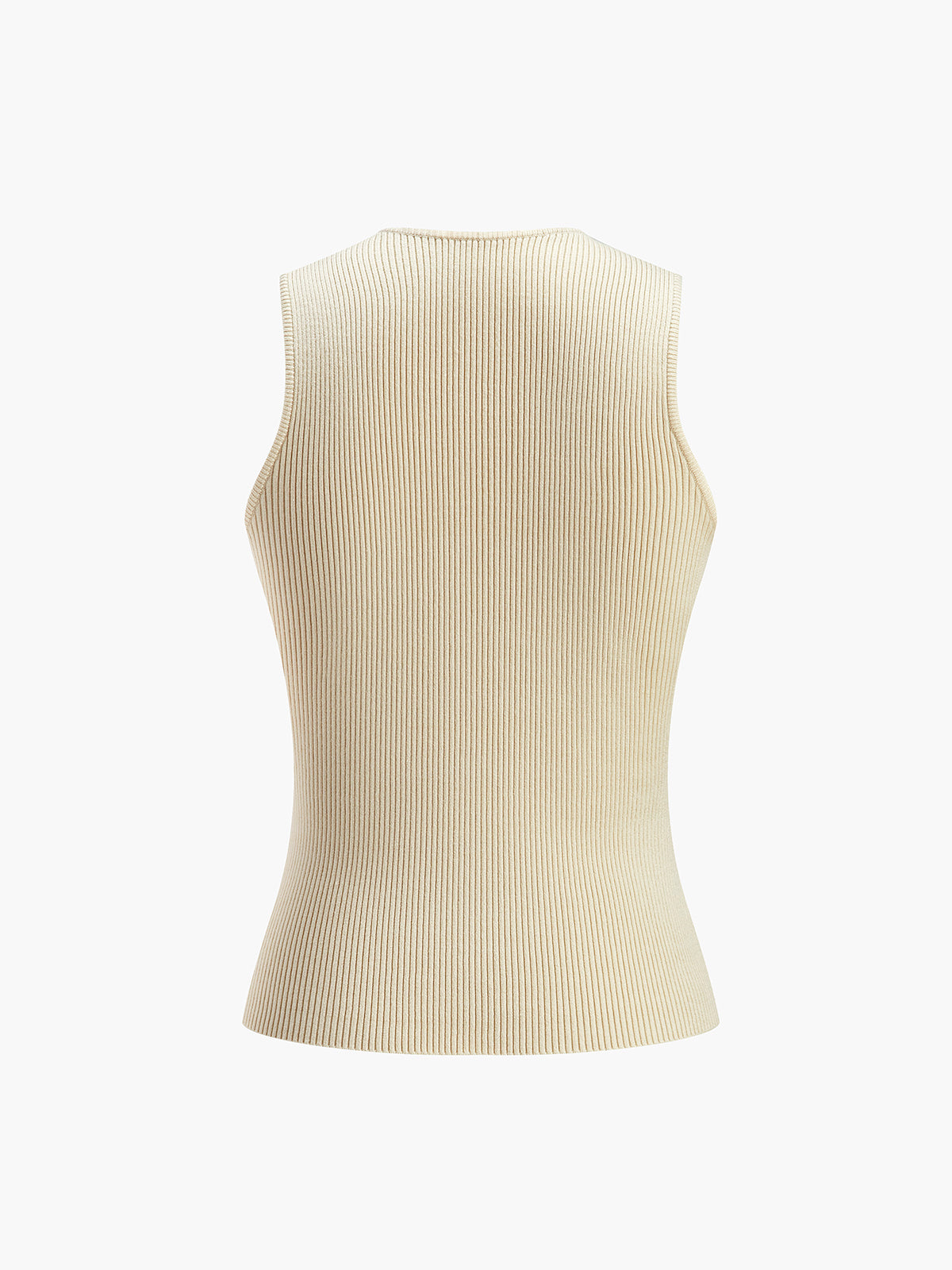 Slim Fit Ribbed Tank Top