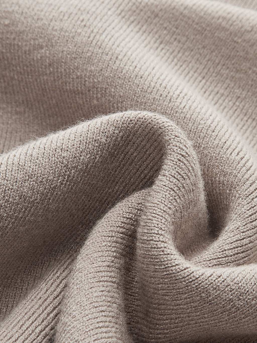 Ribbed Turtleneck Blouse