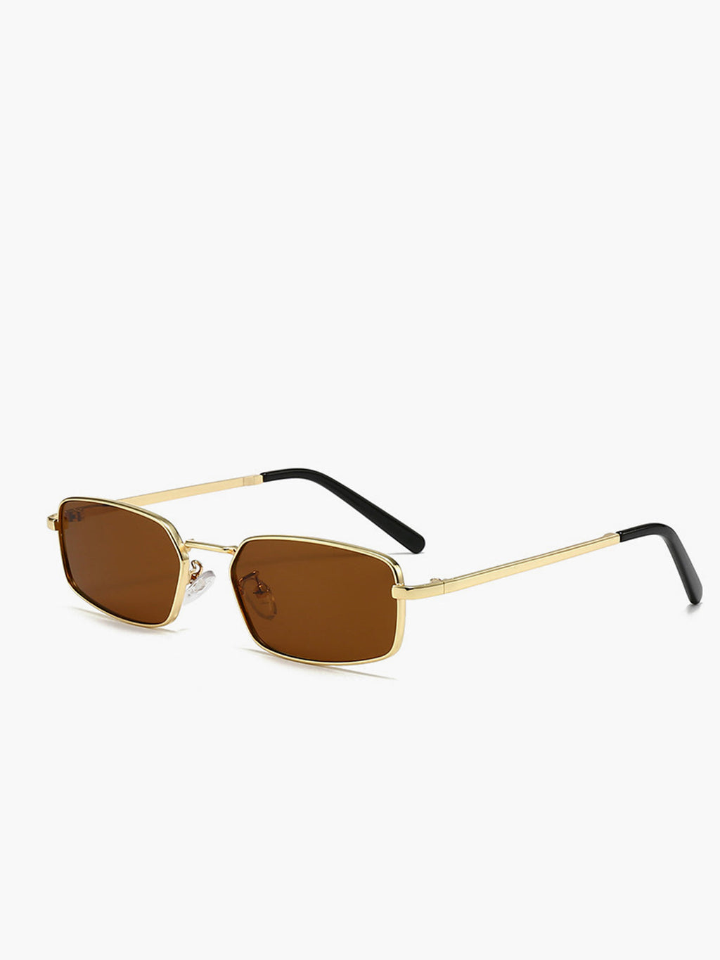 Retro Gold Square Sunglasses
