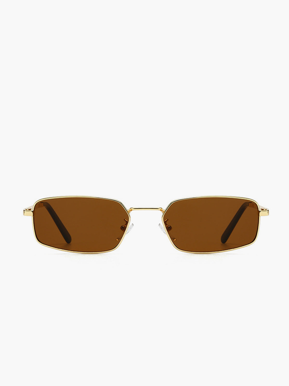 Retro Gold Square Sunglasses