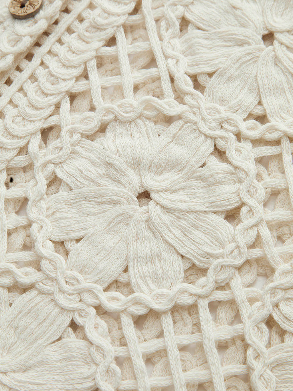 Jacquard Knit Short Sleeve Top