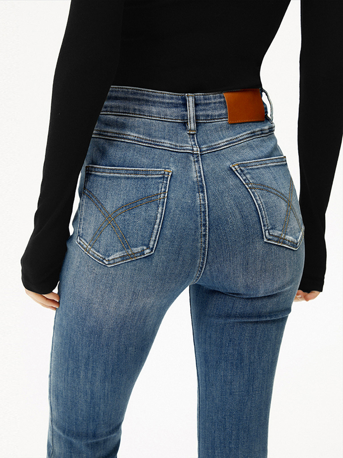 High Waist Bootcut Jeans