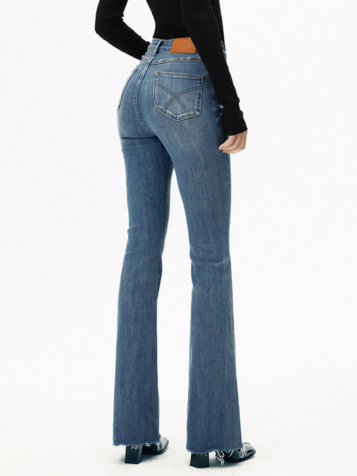 High Waist Bootcut Jeans