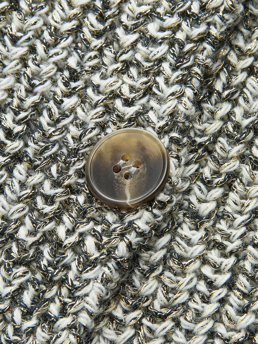 Textured Button Knit Vest