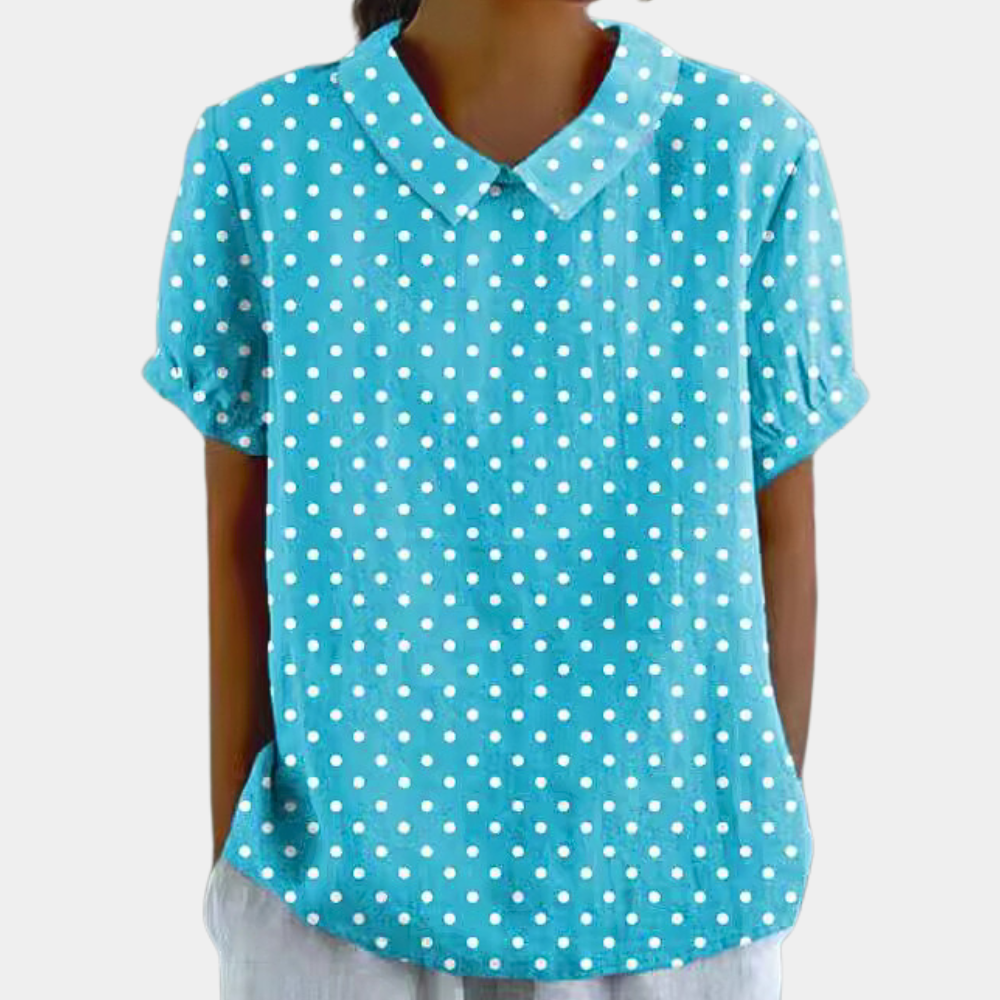 Floral Short Sleeve Blouse