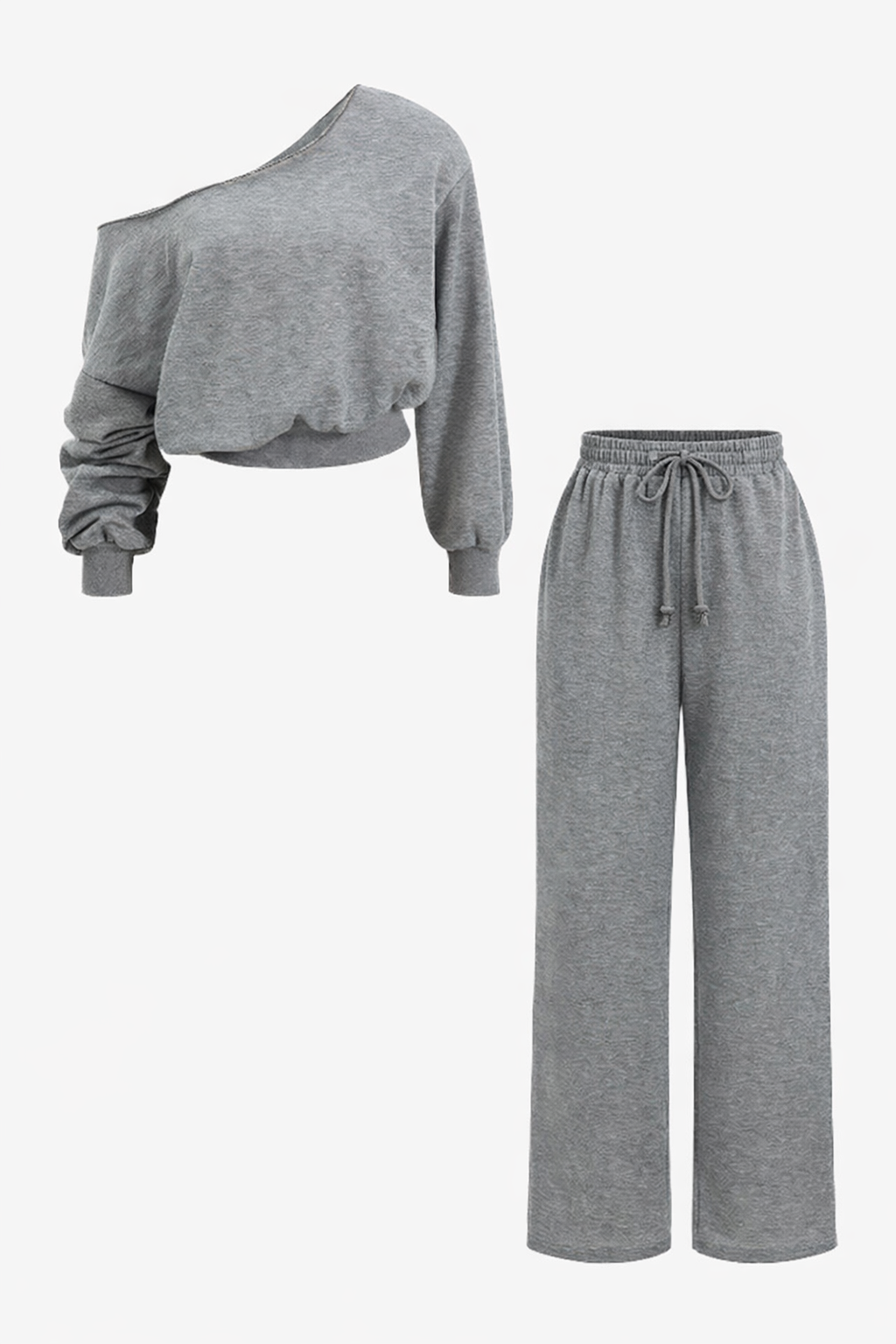 Loungewear Two Piece Set Top and Trousers