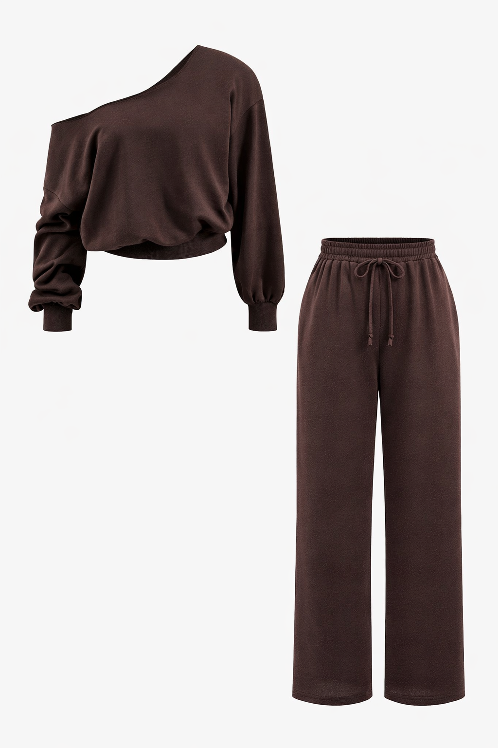 Loungewear Two Piece Set Top and Trousers