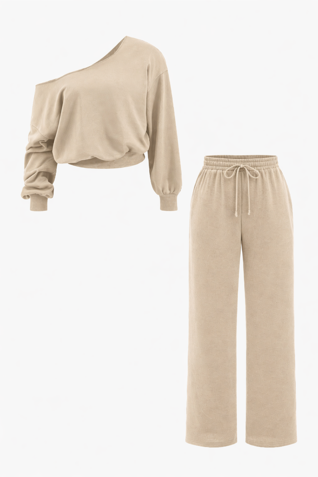 Loungewear Two Piece Set Top and Trousers