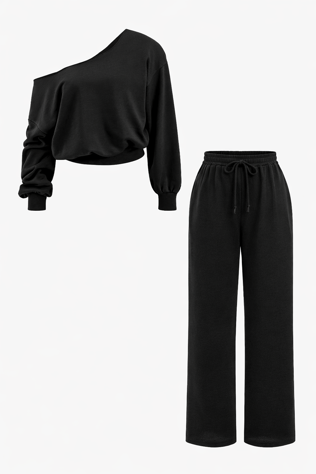 Loungewear Two Piece Set Top and Trousers