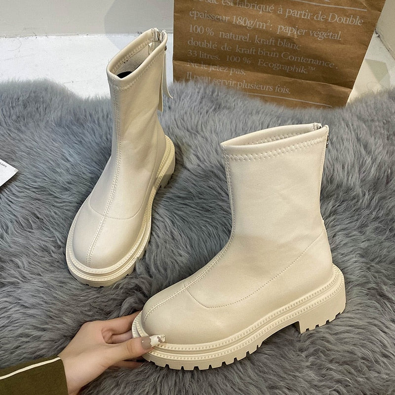 Versatile Chunky Ankle Boots