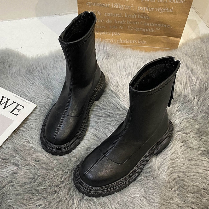 Versatile Chunky Ankle Boots