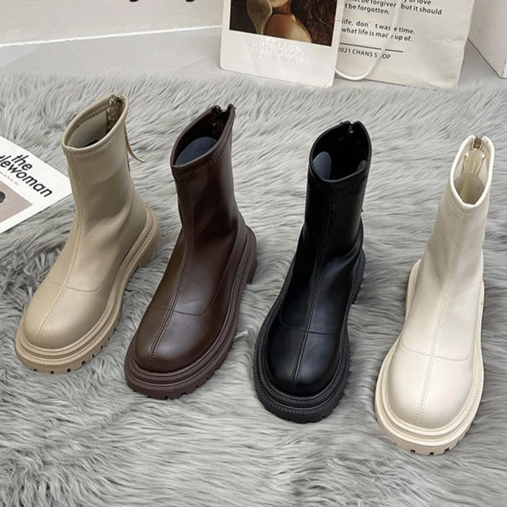Versatile Chunky Ankle Boots