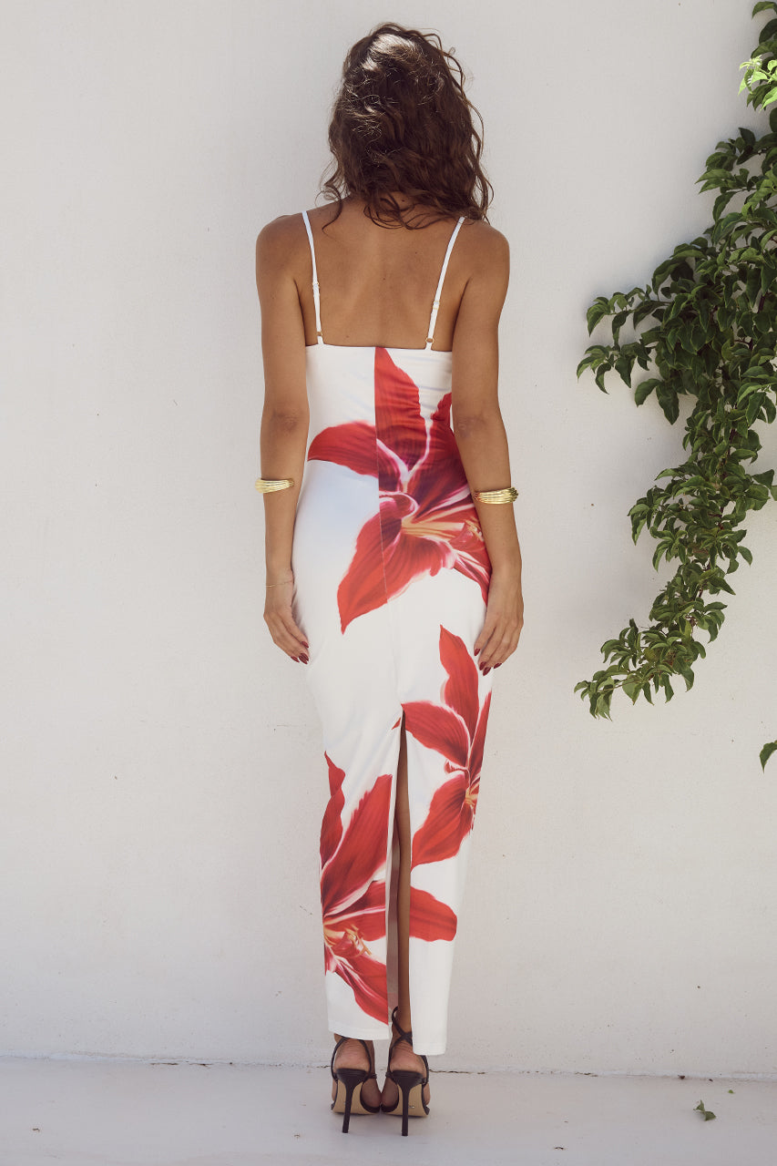 Floral Slip Midi Dress
