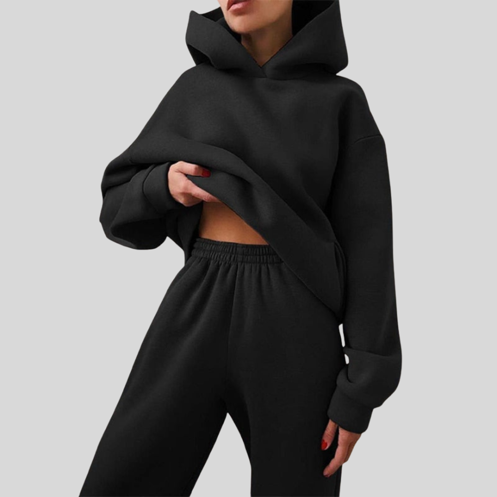 Relaxed Hooded Sweat Set
