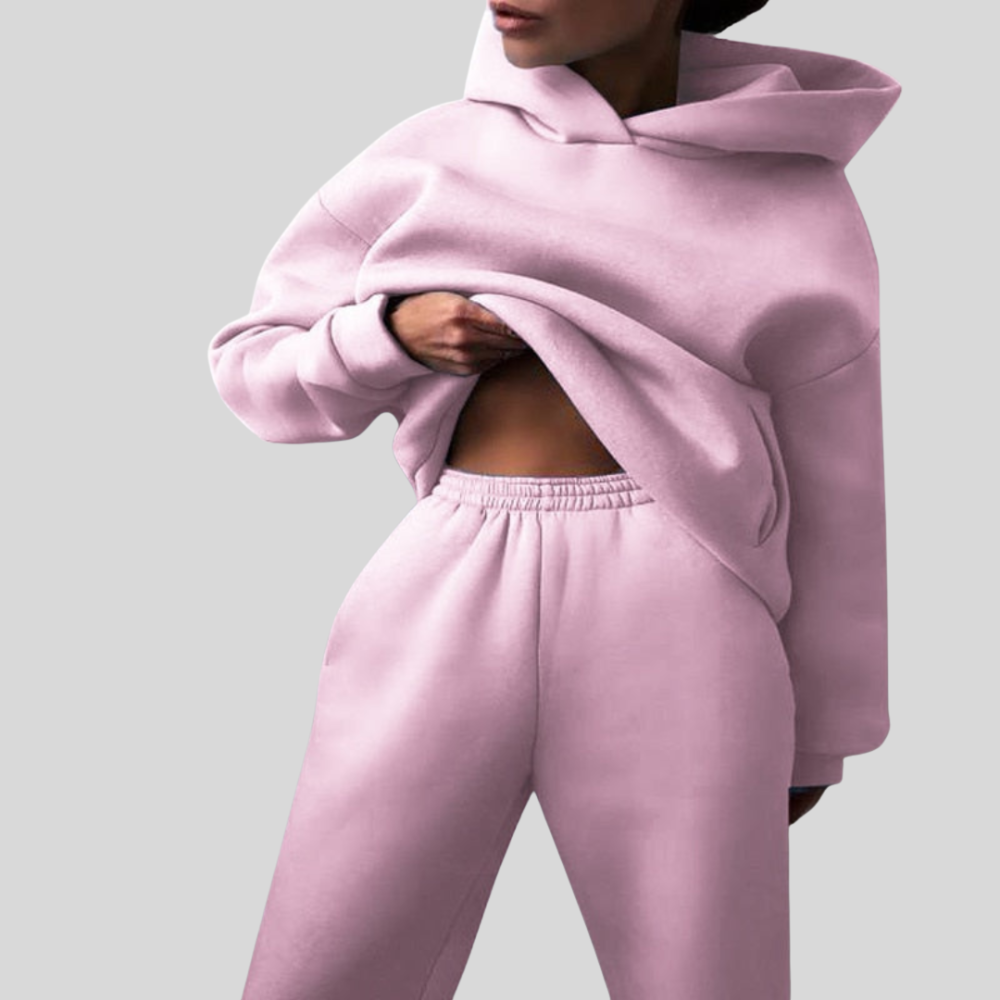 Relaxed Hooded Sweat Set