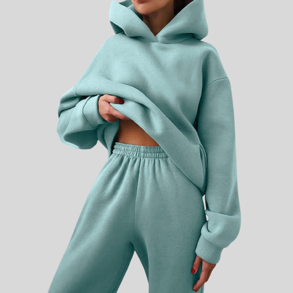 Relaxed Hooded Sweat Set