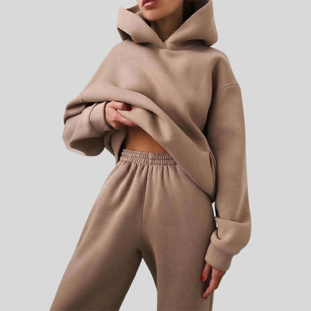 Relaxed Hooded Sweat Set