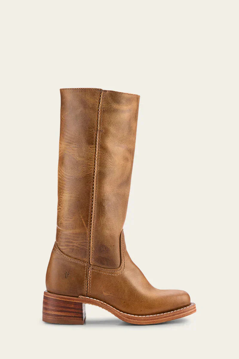 Block Heel Knee High Boots