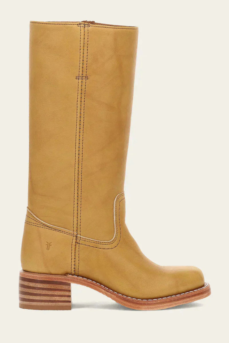 Block Heel Knee High Boots