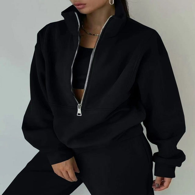 Relaxed Fit Hoodie Jogging Pants Set