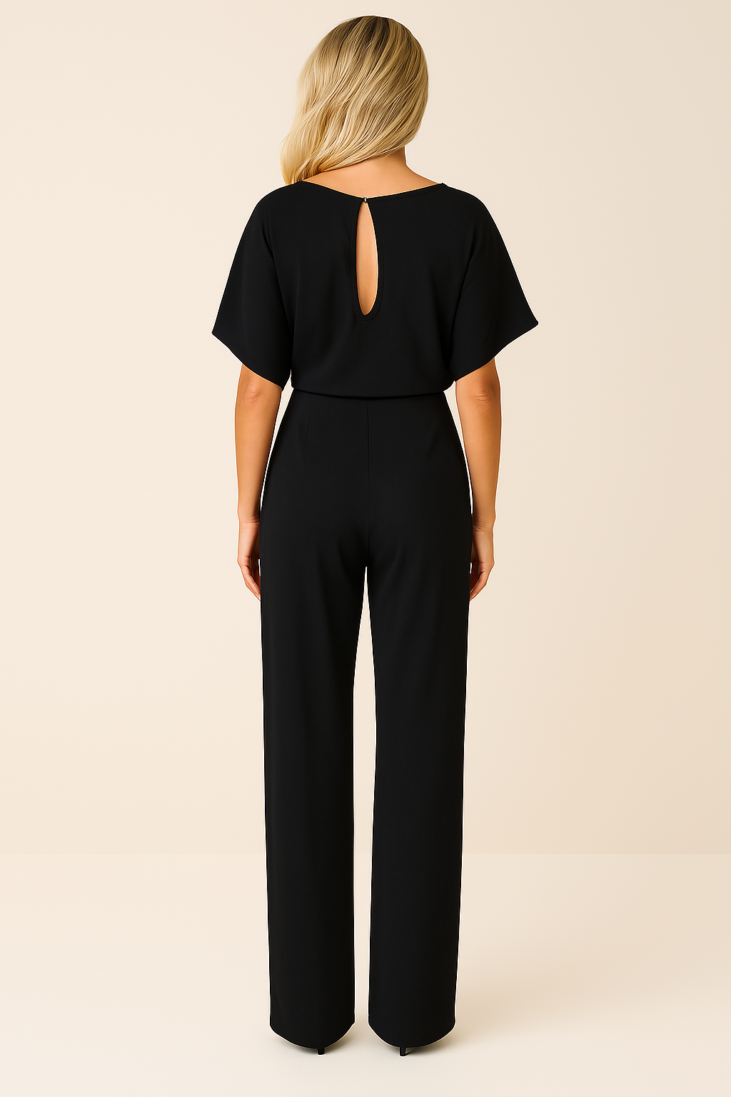 Tailored Tie-Waist Jumpsuit