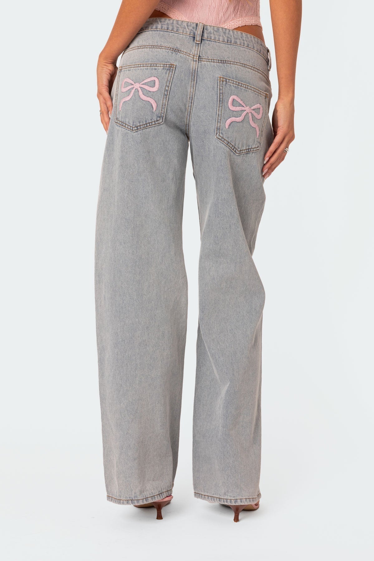 High-Waist Wide Leg Jeans