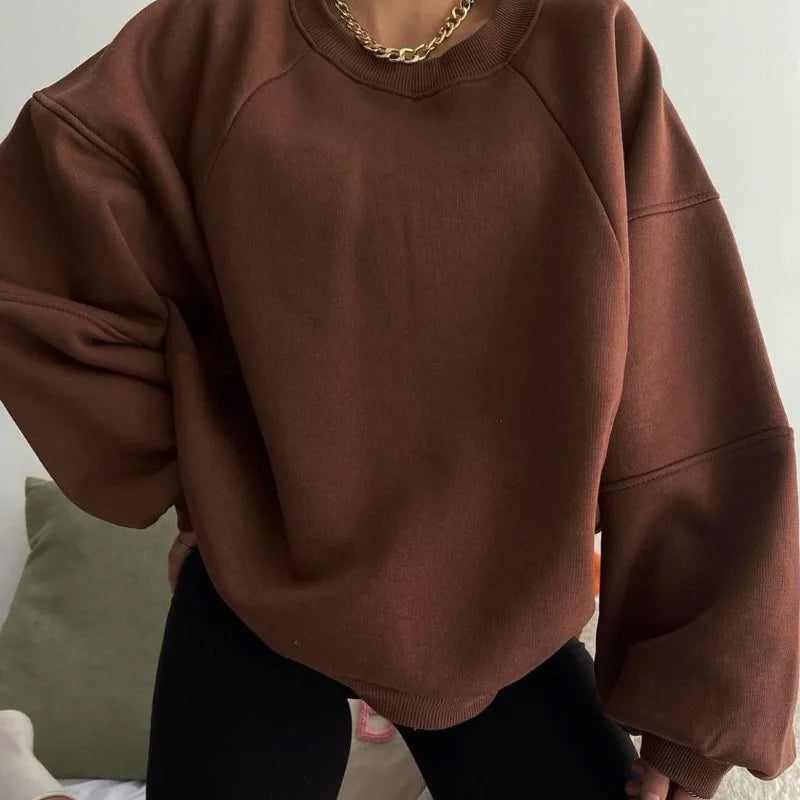 Relaxed Fit Pullover Sweater