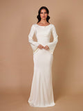 Satin Cowl Neck Maxi Dress
