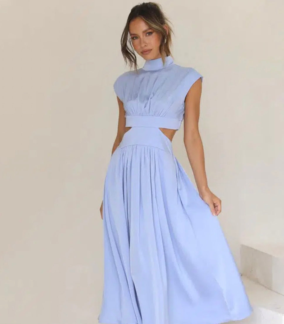 Cut Out Side Detail Maxi Dress