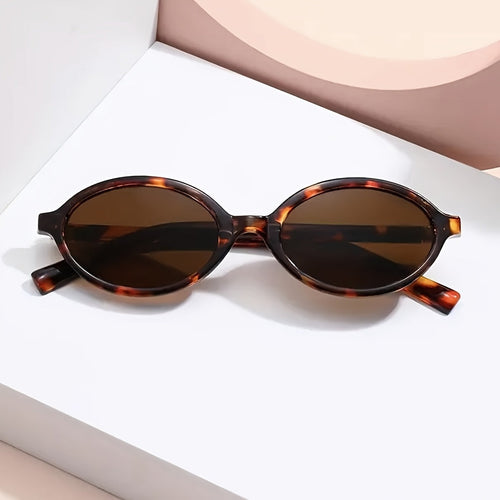 Chic Retro Oval Sunglasses