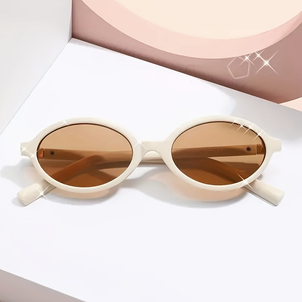 Chic Retro Oval Sunglasses