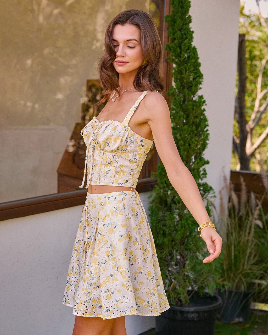 Summer Floral Crop Top