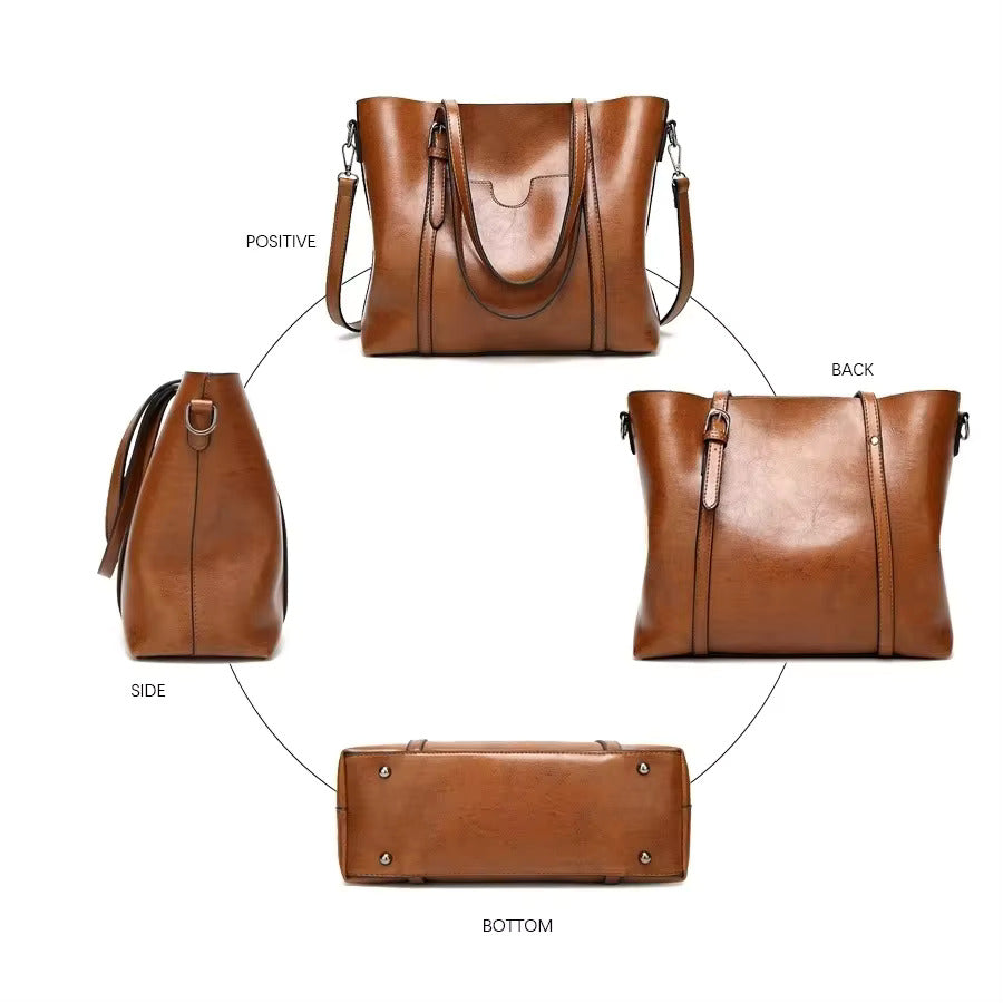 Convertible Shoulder Carryall Tote