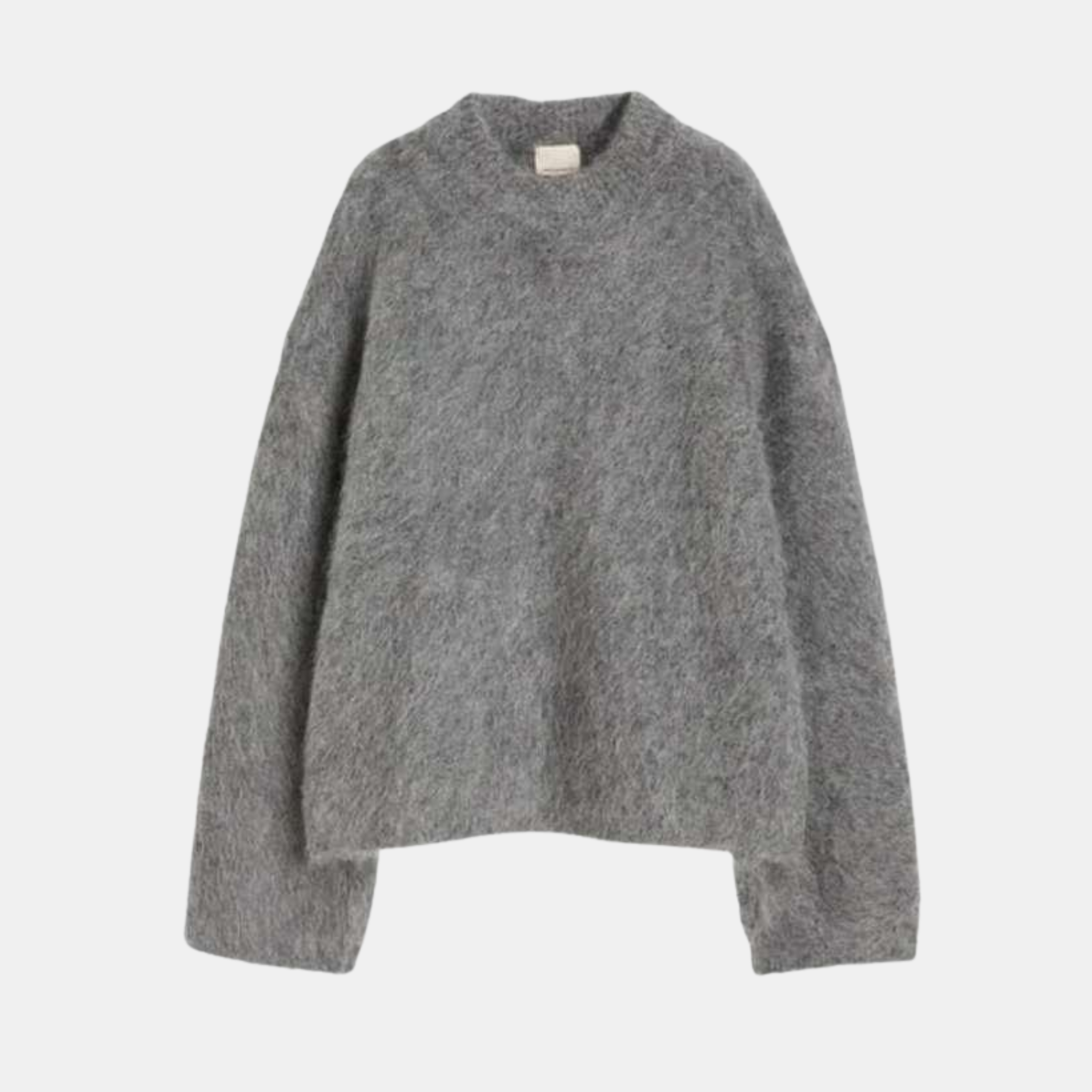 Relaxed Mohair Blend Sweater