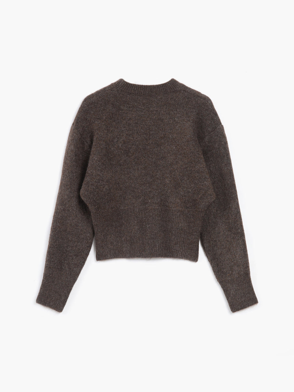Ribbed Half-Zip Knit Sweater