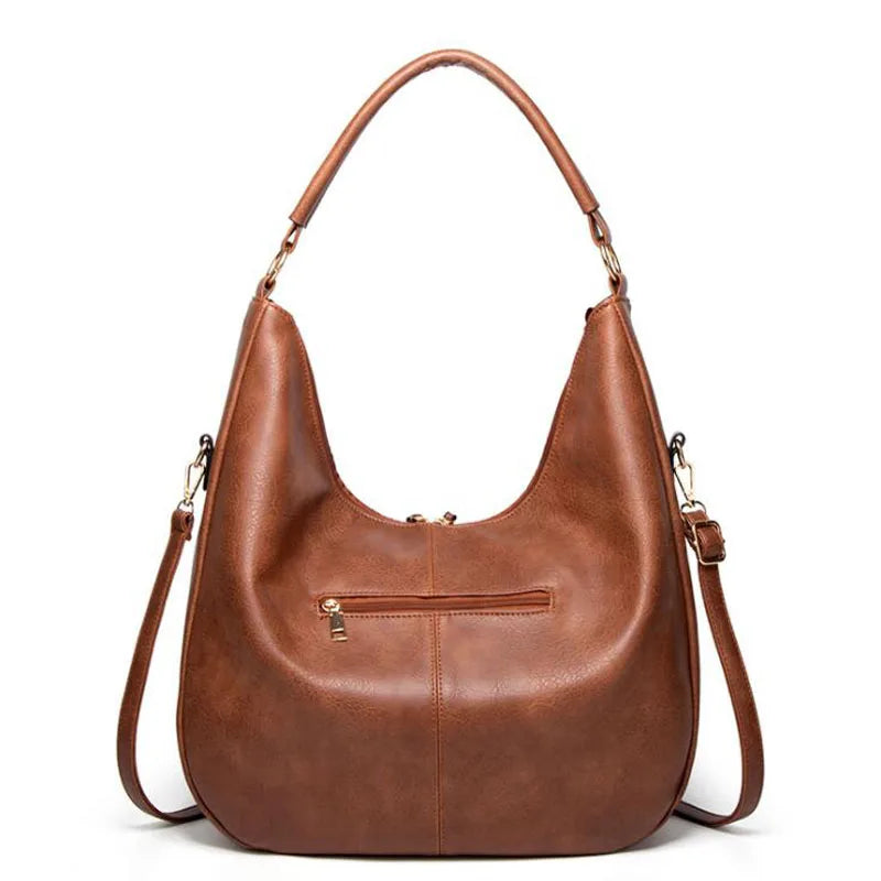 Perforated Hobo Shoulder Bag