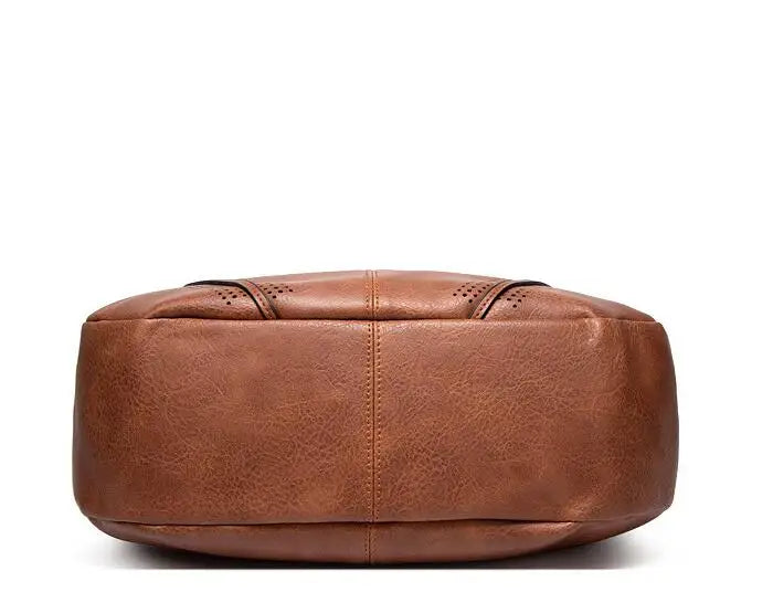 Perforated Hobo Shoulder Bag