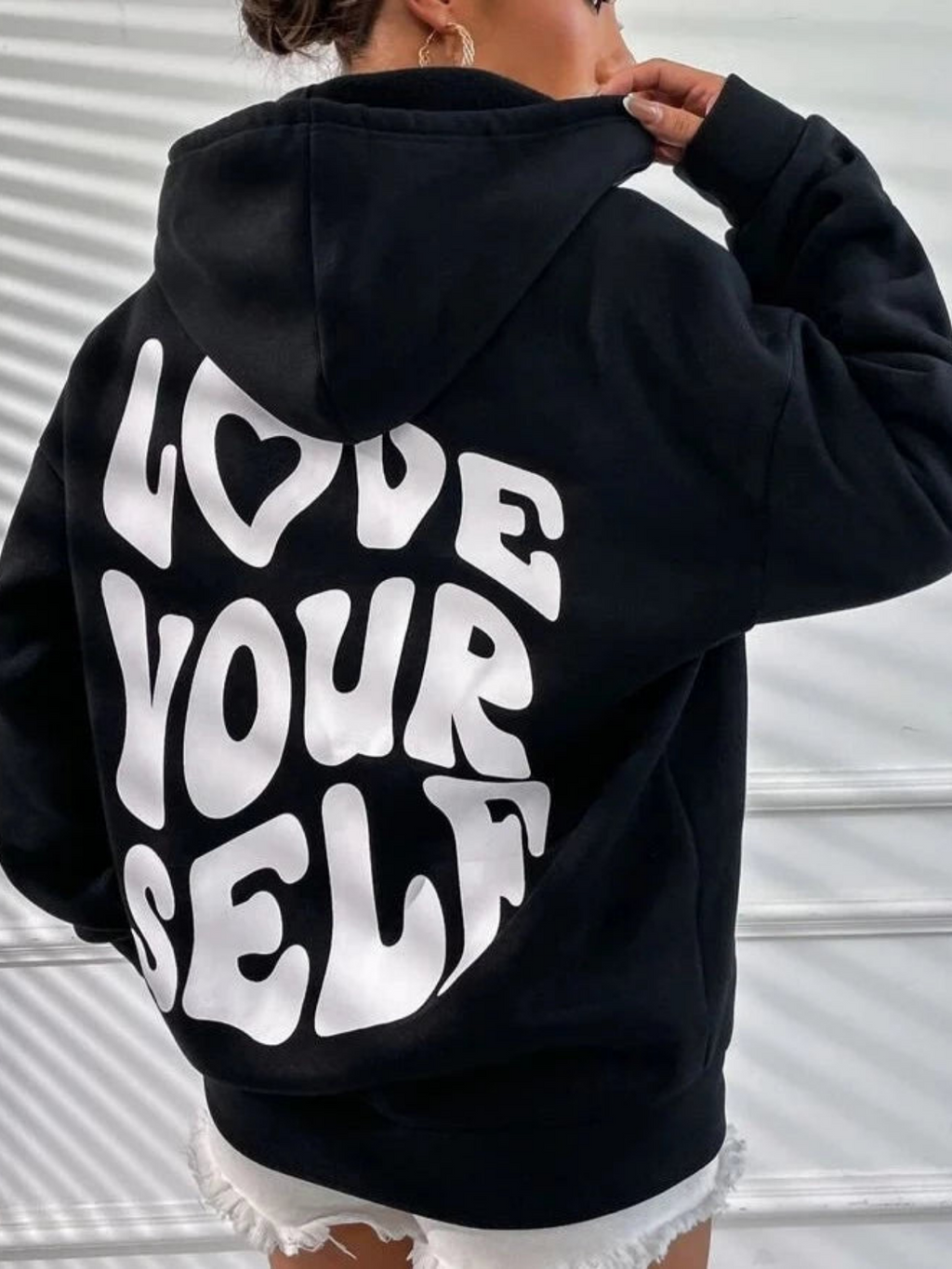 Graphic Cotton Hoodie