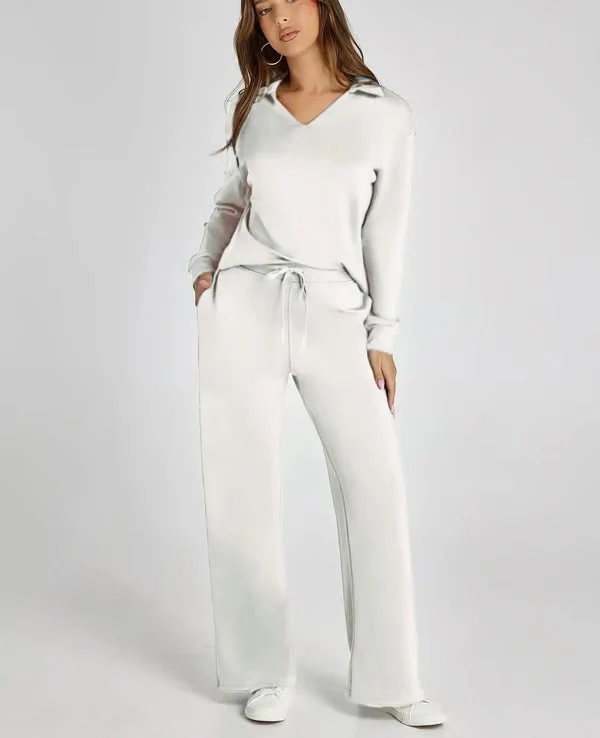 Collared Lounge Set