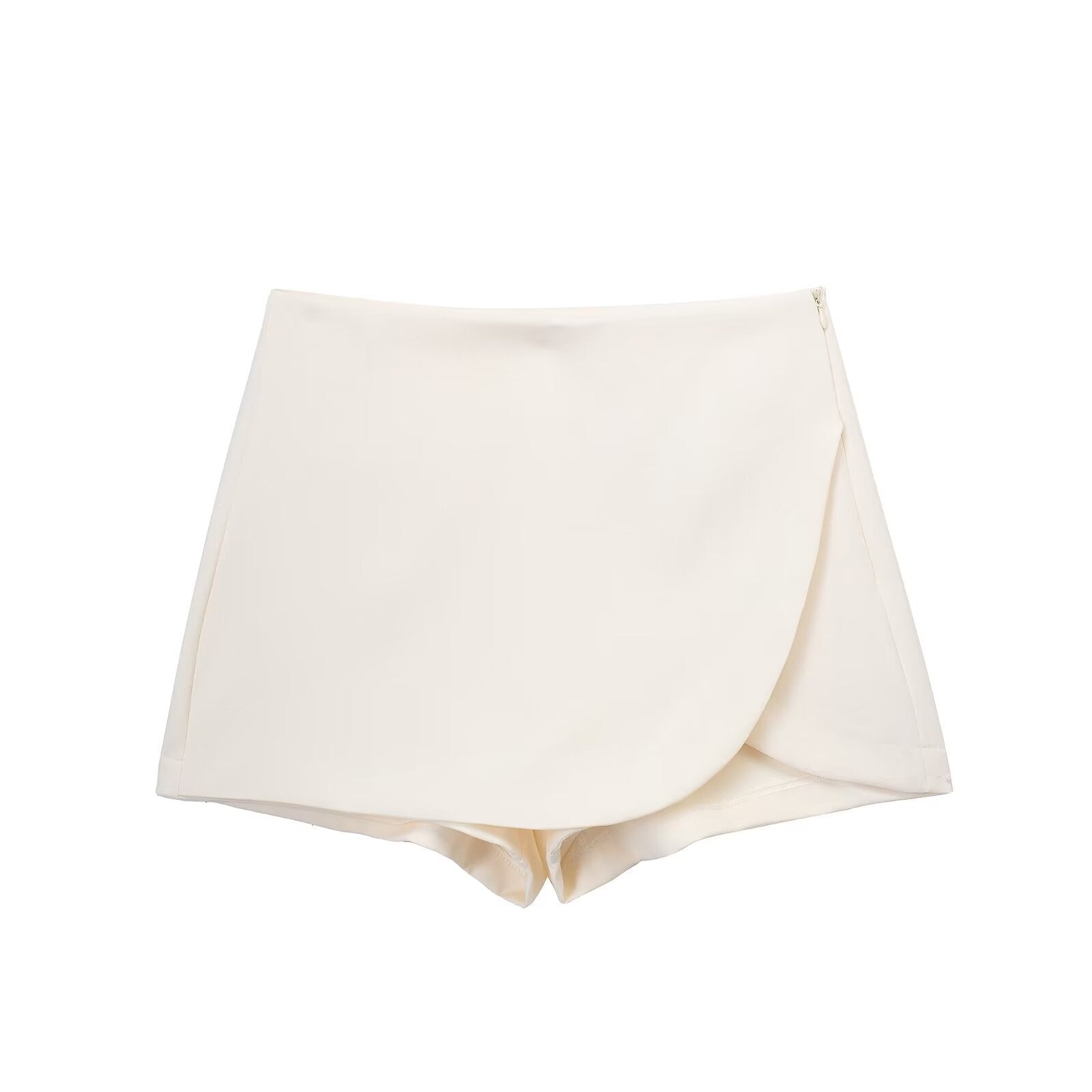 High-Waist Wrap Skort