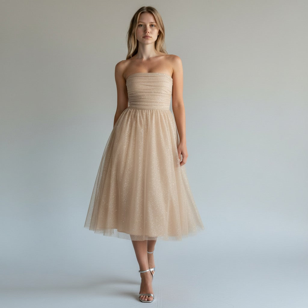 Party Sequin Midi Dress