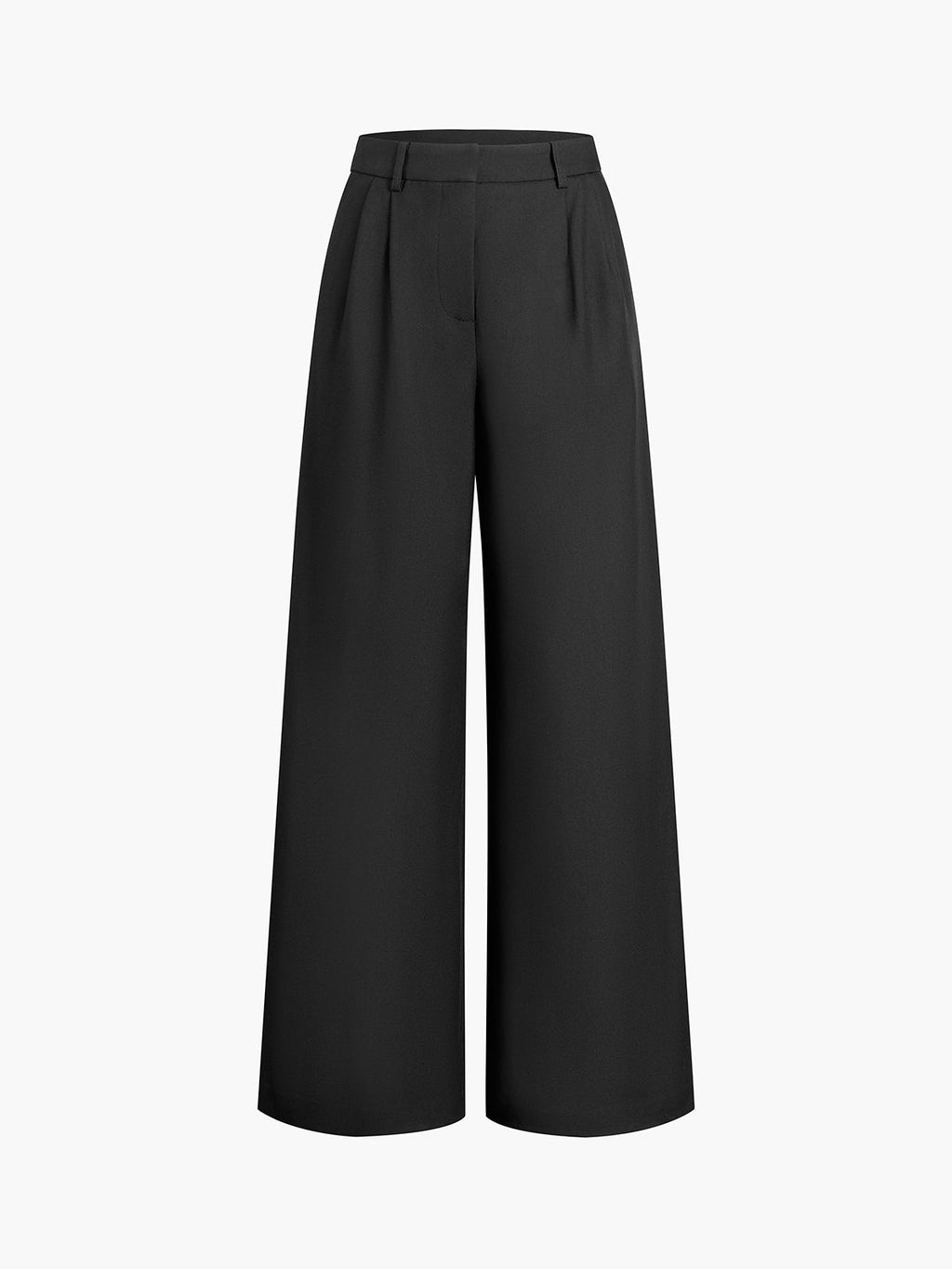 High Waist Wide Leg Trousers