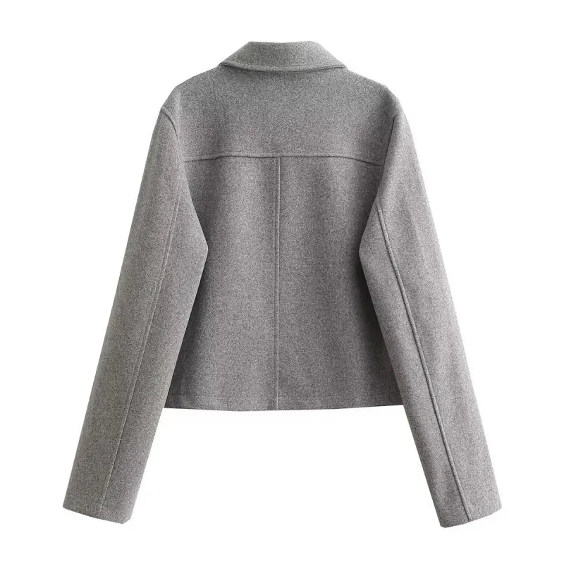 Gray Tailored Coat