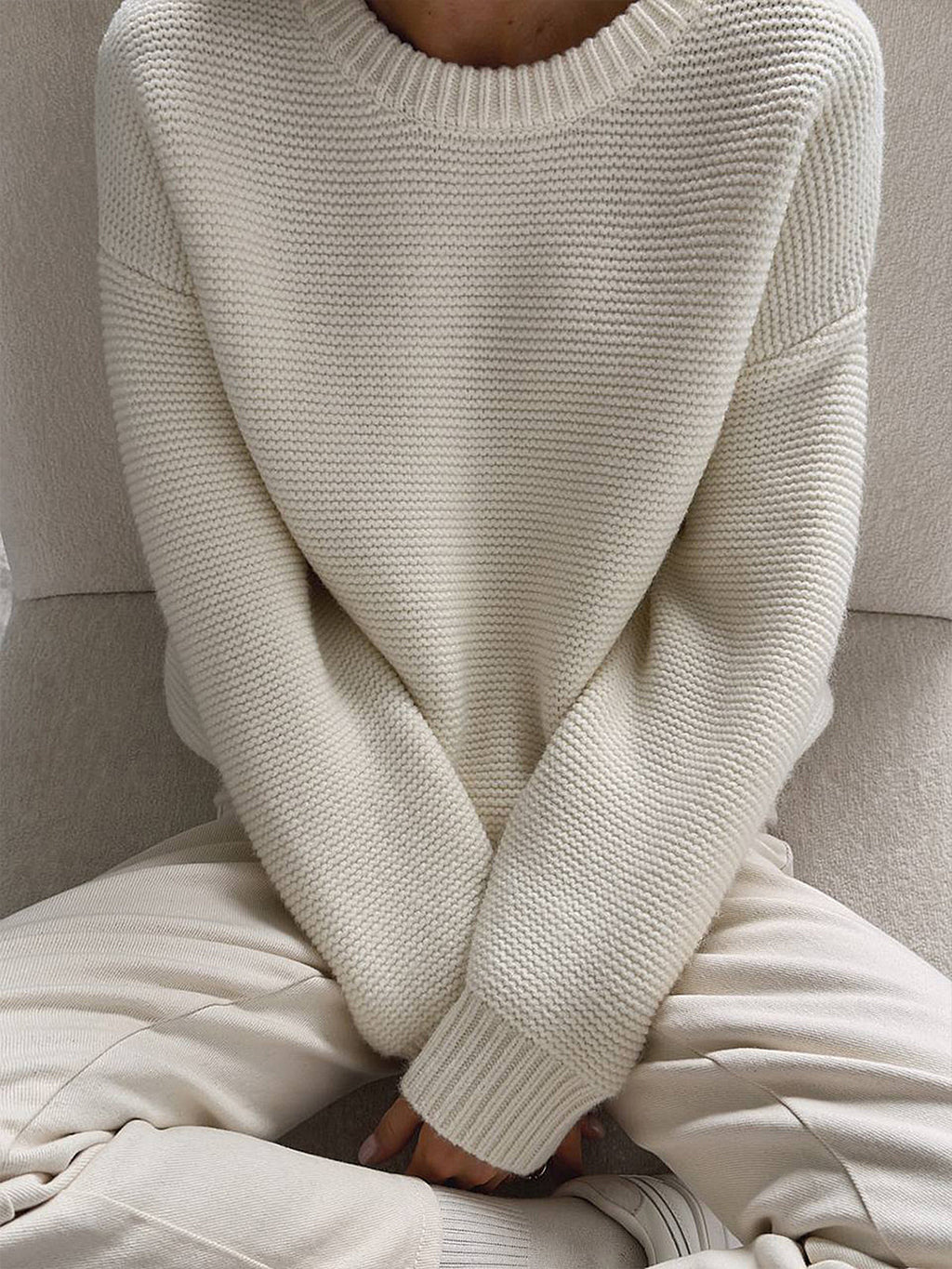 Everyday Ribbed Knit Sweater